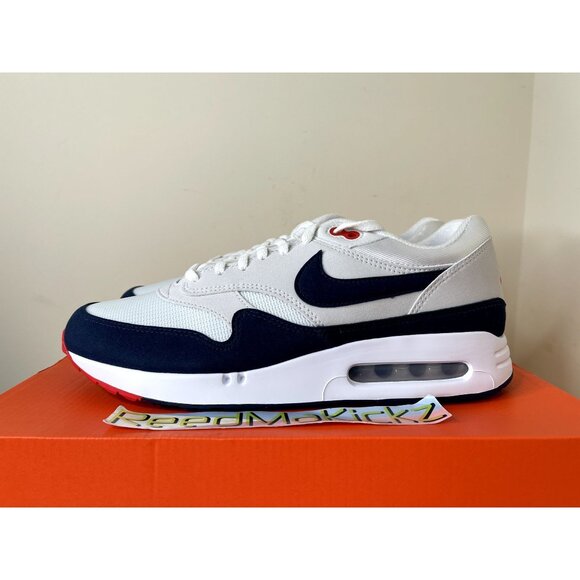 Nike Air Max 1 '86 OG Golf White Obsidian Navy Mens Sizes DV1403 001